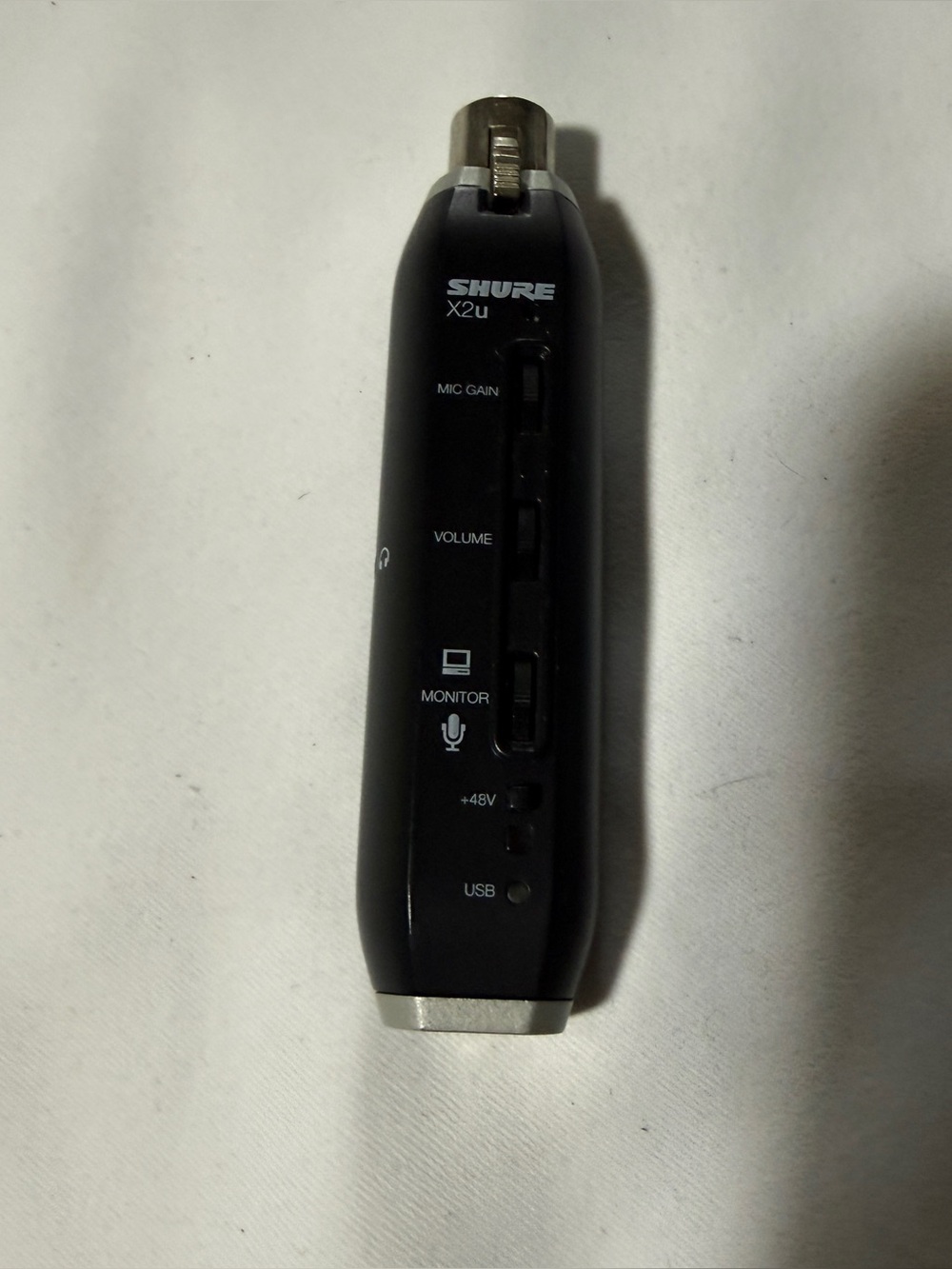 Shure USB Microphone Adapter — Black and Silver
